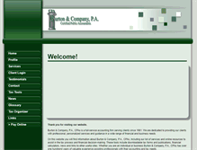 Tablet Screenshot of burtoncpa.com